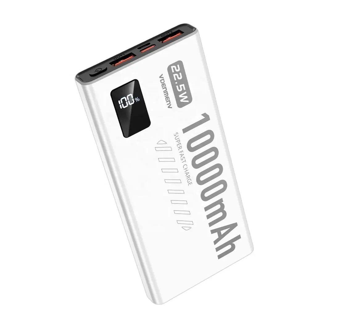 949a49057068c45aca1eb77f6c6e3c33 VDENMENV DP43 PD 22.5W QC3.0 10000mAh Power Bank - Image 1